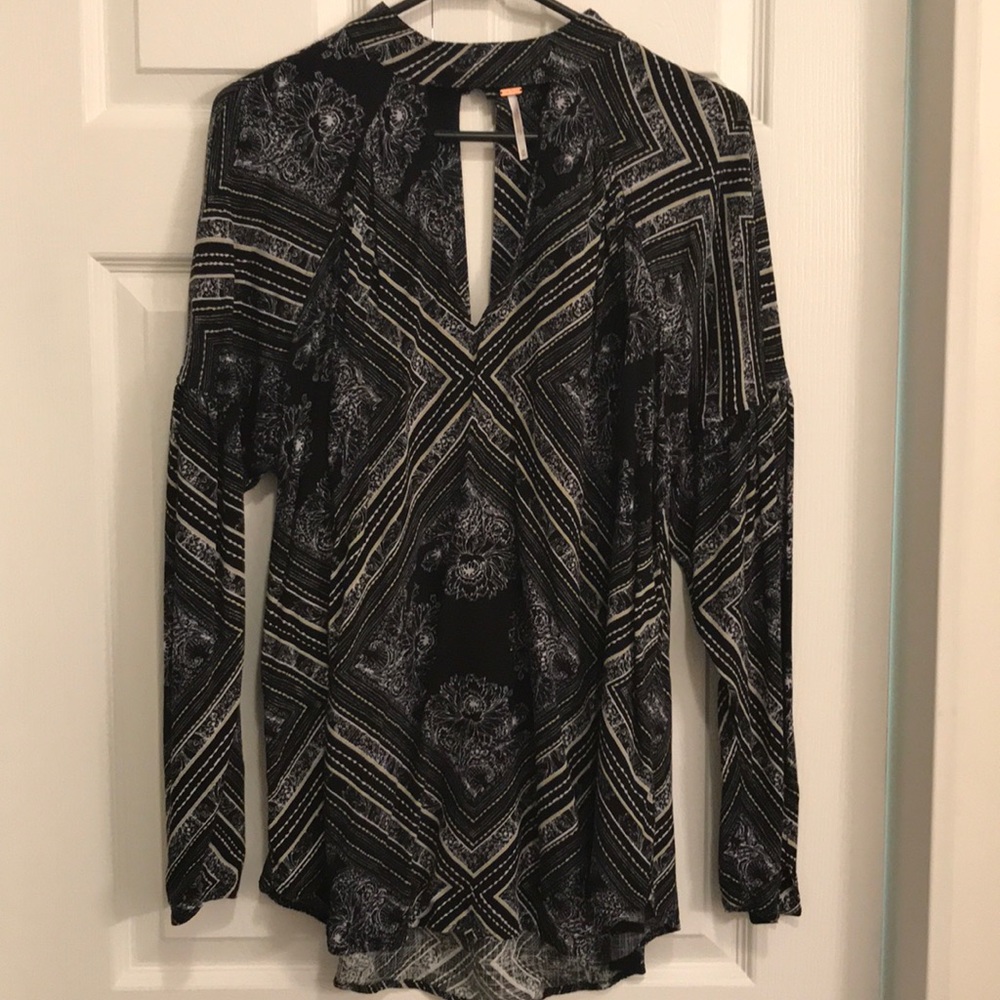 Black Free People Top